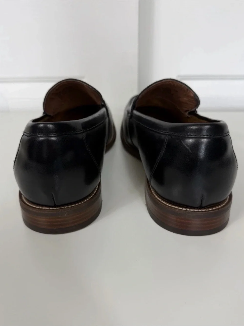 Florsheim Black Moc Toe Rucci Penny Loafer Men's Size 11W